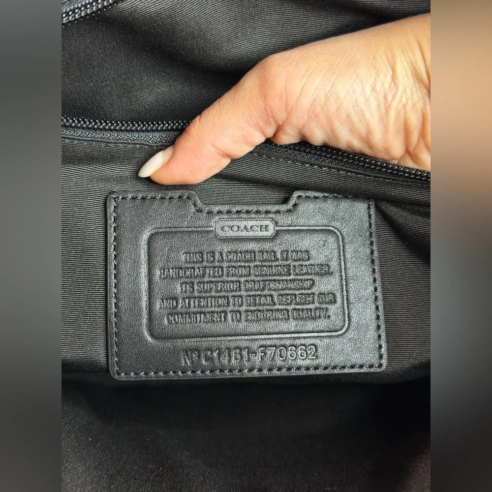 Coach Lexington Embassy Black Leather Briefcase - Picture 12 of 15